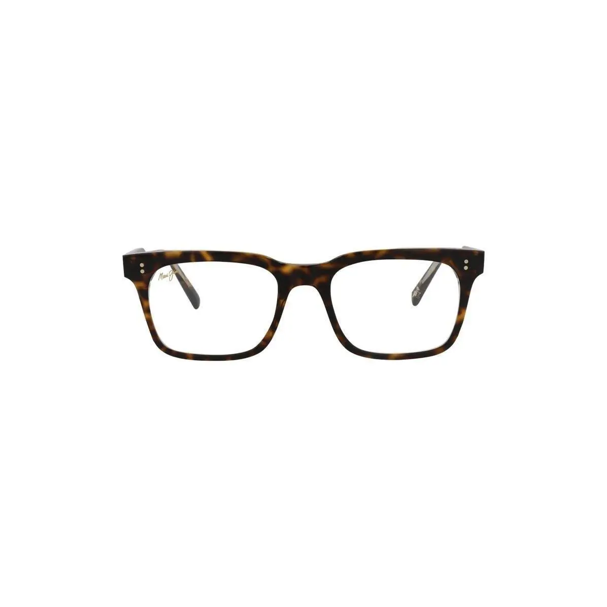 Maui Jim Men 50mm Square Optical Glasses Tortoise Transparent