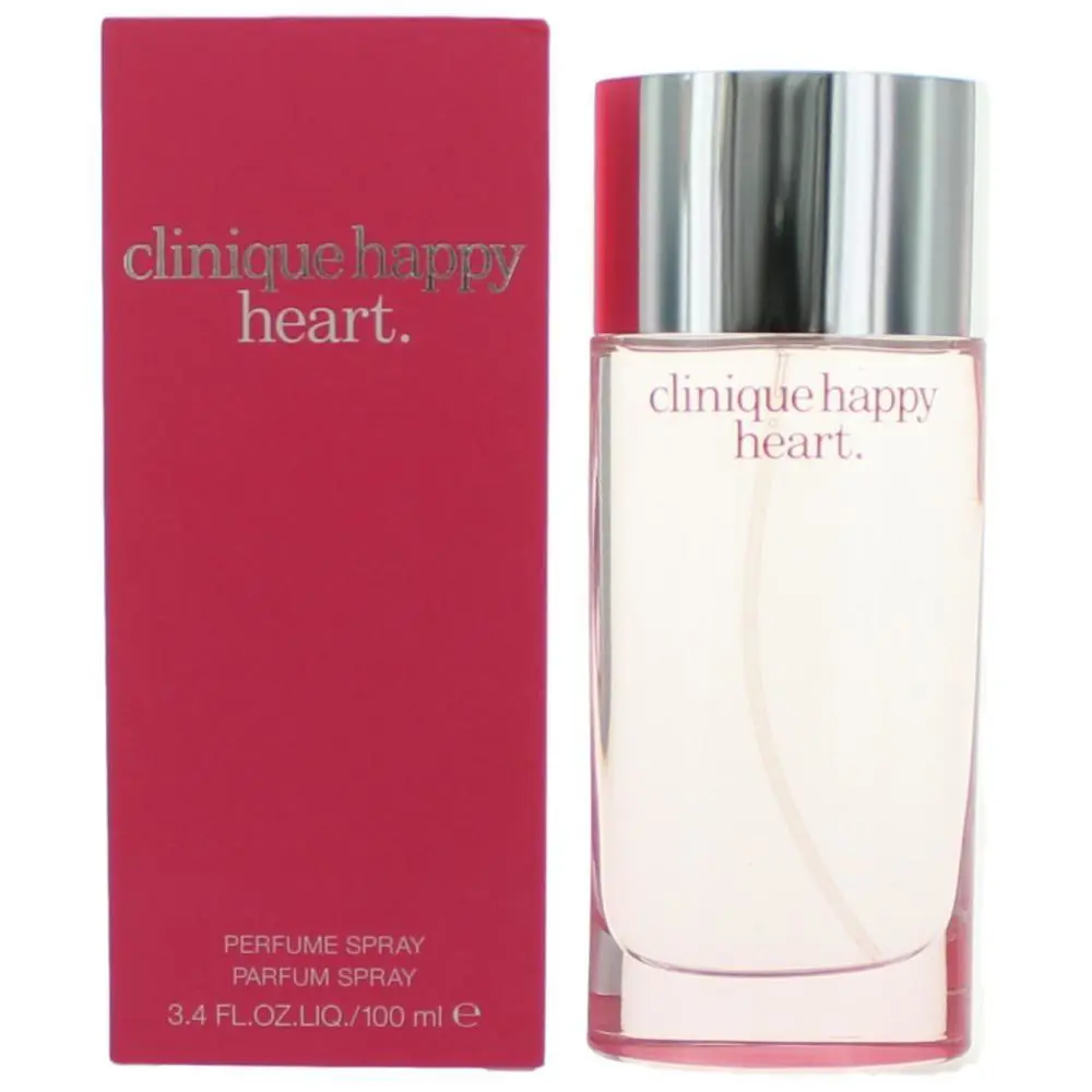 Clinique Happy Heart Perfume Spray 3.4 Fl. Oz. For Women - Stainless steel