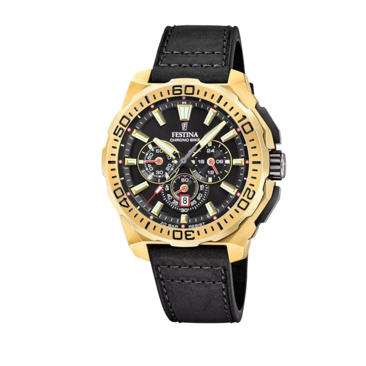Watch  F20728/3 Chrono Bike Man 46mm Stainless Steel by Festina