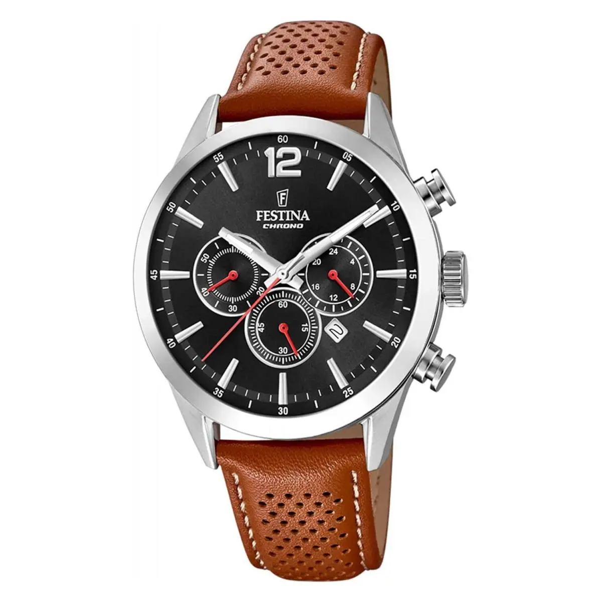 Watch Festina F20542/6 Timeless Chrono Man 43.5 Stainless Steel
