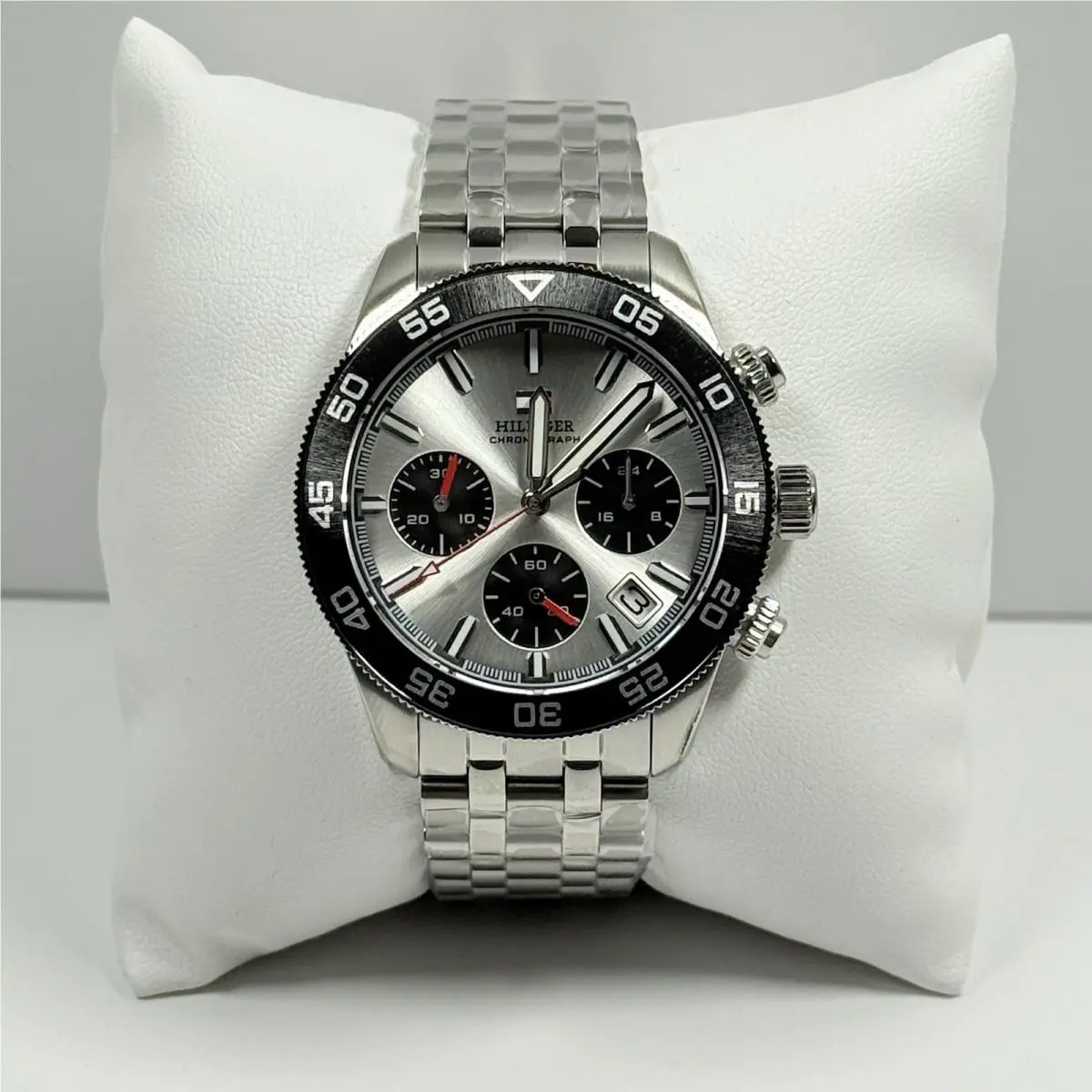Tommy Hilfiger TH85 TH.496.1.27.3735 Chronograph Silver Dial Men’s Watch