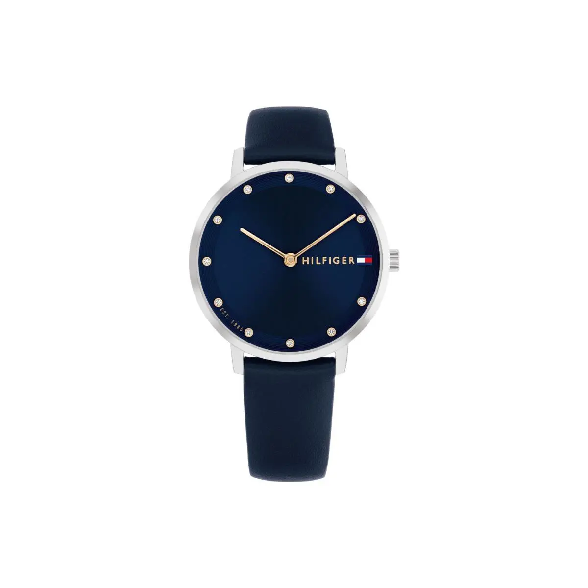 Watch Tommy Hilfiger 1782764 Women 35mm Stainless Steel - Dial: Silver, Band: Blue