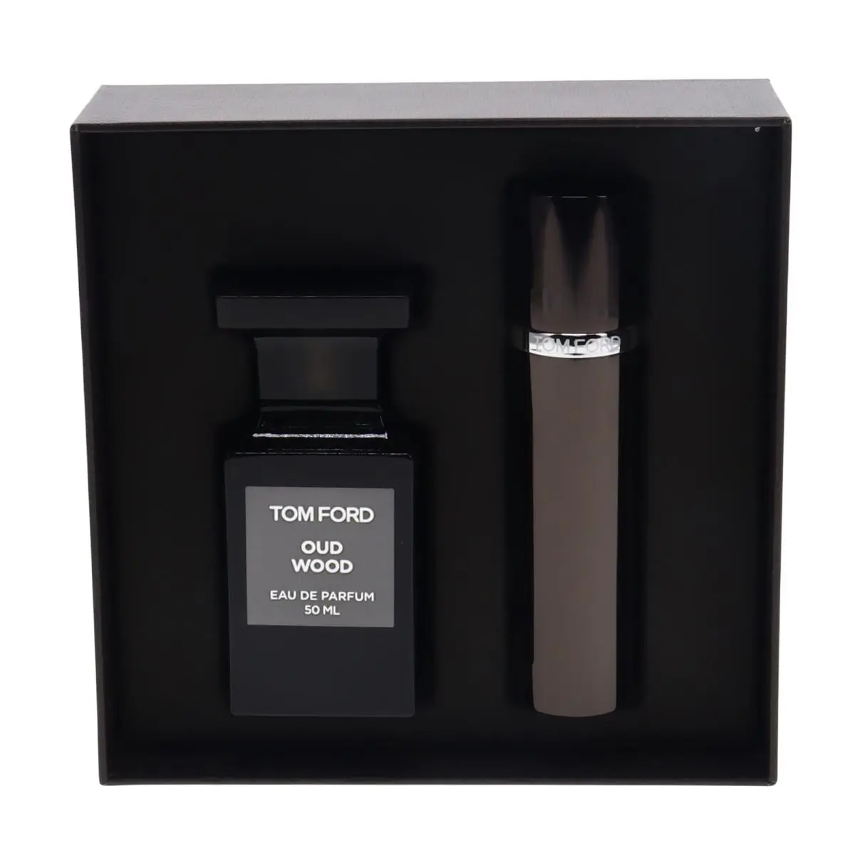 Tom Ford Oud Wood 2pc Gift Set For Unisex50ml Edp + 10ml Edp Travel Spray