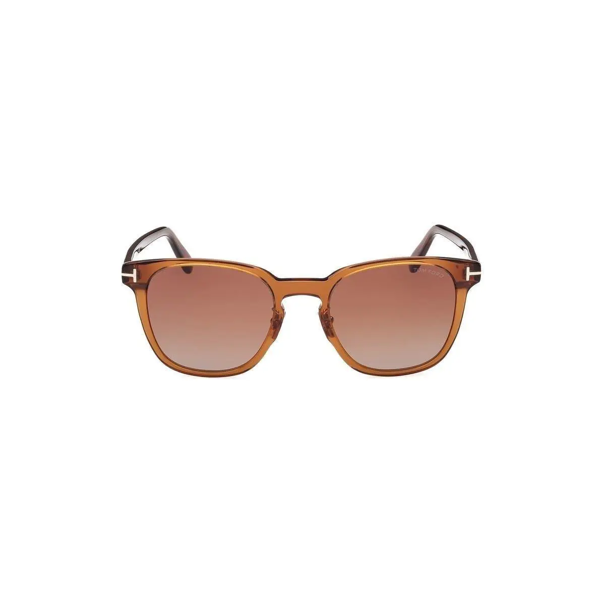 Tom Ford Women 56mm Gradient Round Sunglasses Light Brown / Gradie