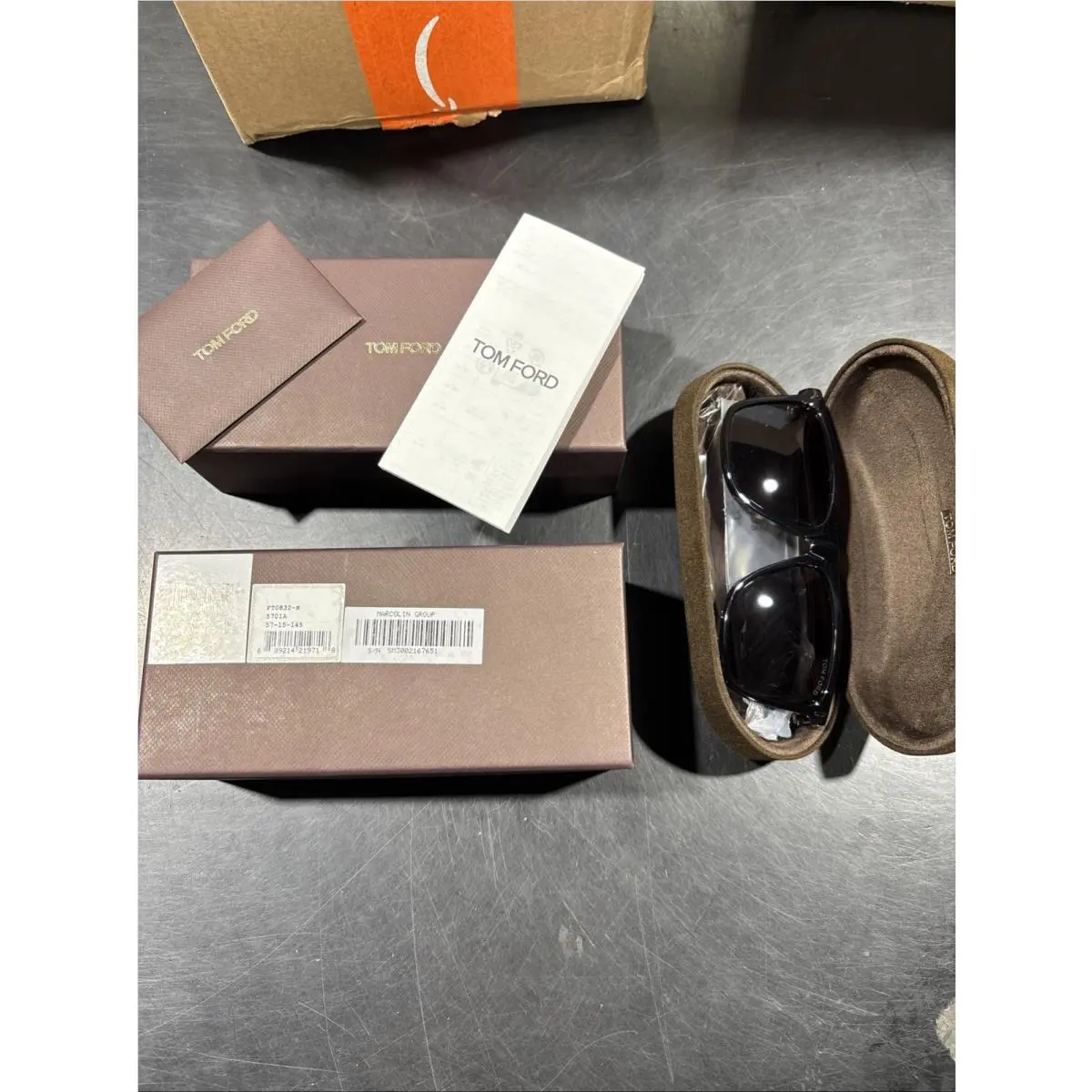 Tom Ford FT 0832 -N 01A Fletcher Shiny Lenses Sunglasses - Black/smoke