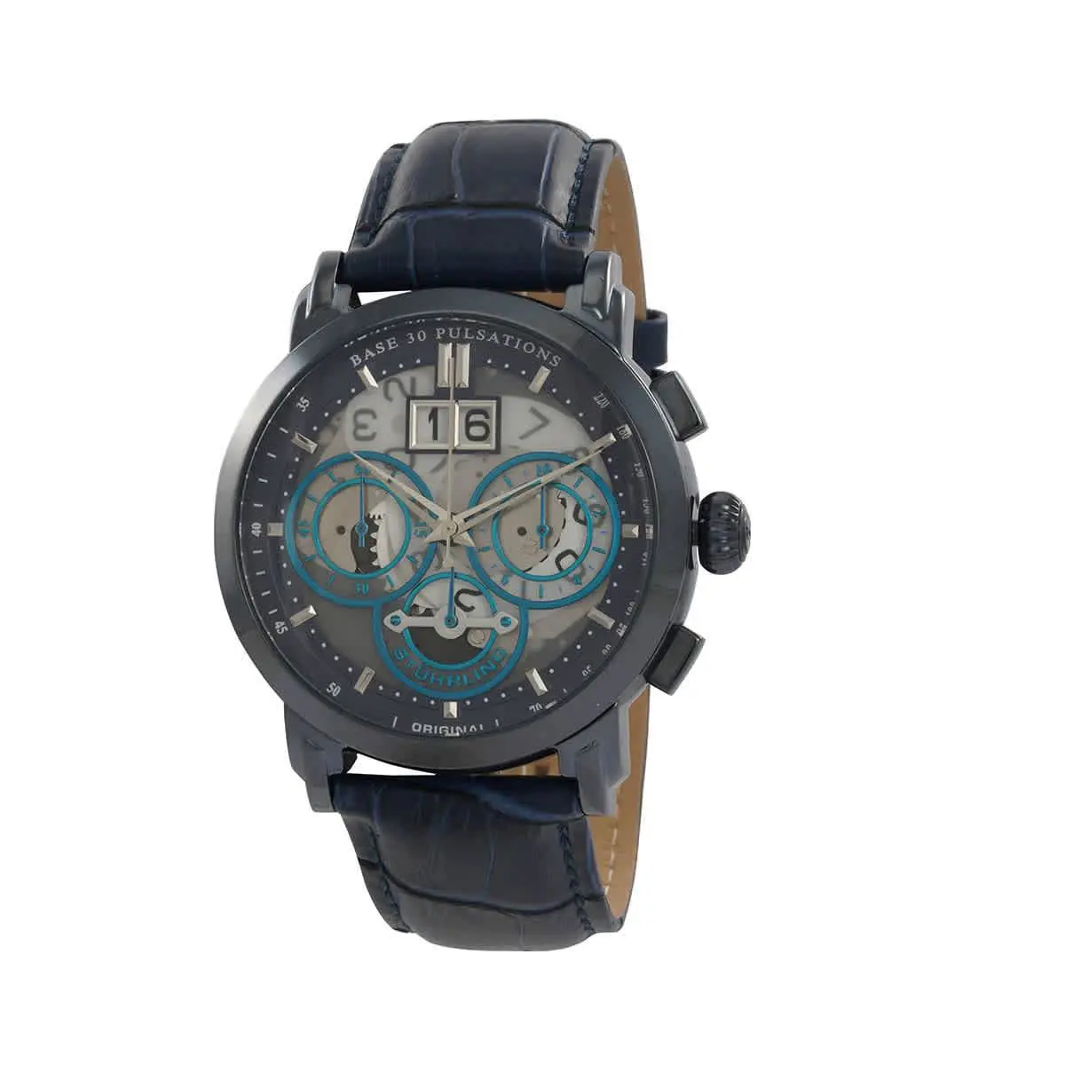 Stuhrling Original M15263 Imperia Blue Dial 47 mm Men`s Watch by Stührling