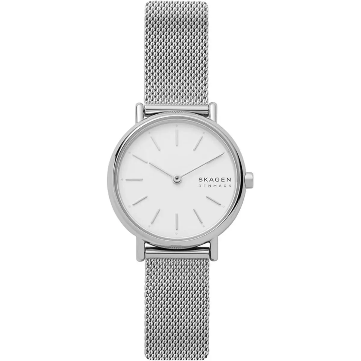 Skagen Women`s Watch Signature Lille White Dial Stainless Steel Bracelet SKW2692