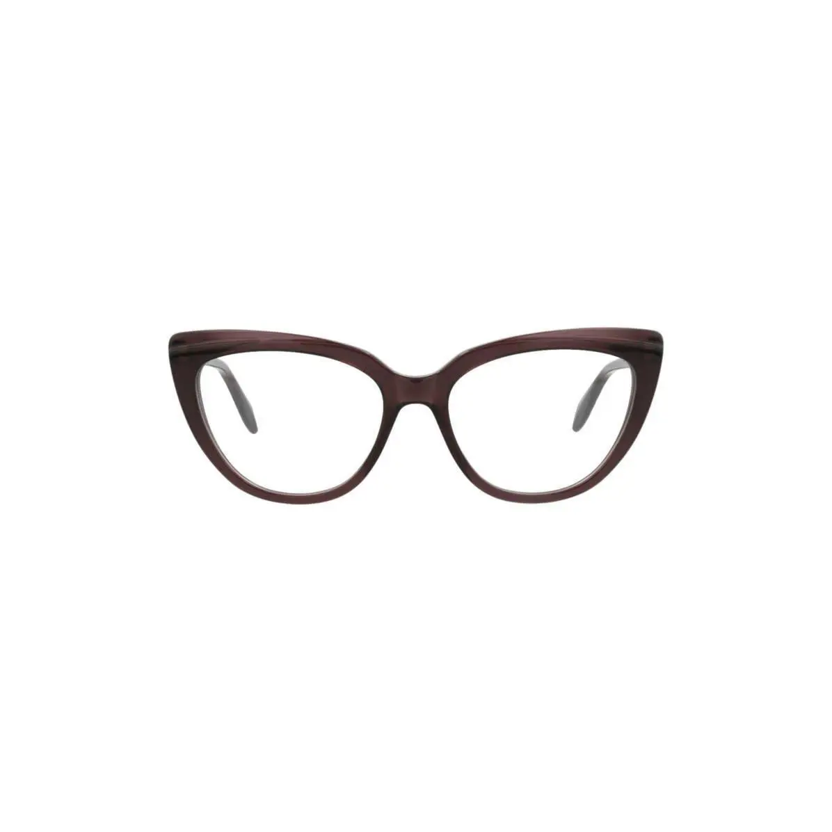 Mcqueen Women 53mm Cat Eye Optical Glasses Violet Violet Transpare