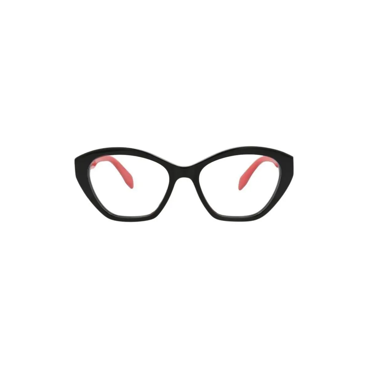 Mcqueen Women 52mm Cat Eye Optical Glasses Black Black Transparent