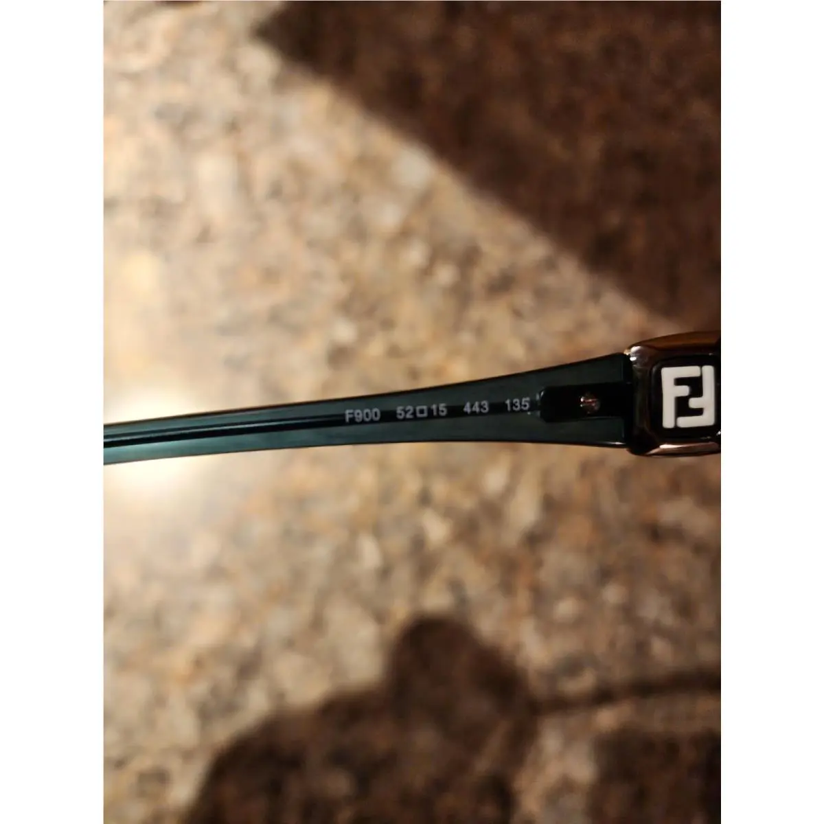 Fendi F900 001 RX Frame Olive Green Made in Italy 52-15-135 Women