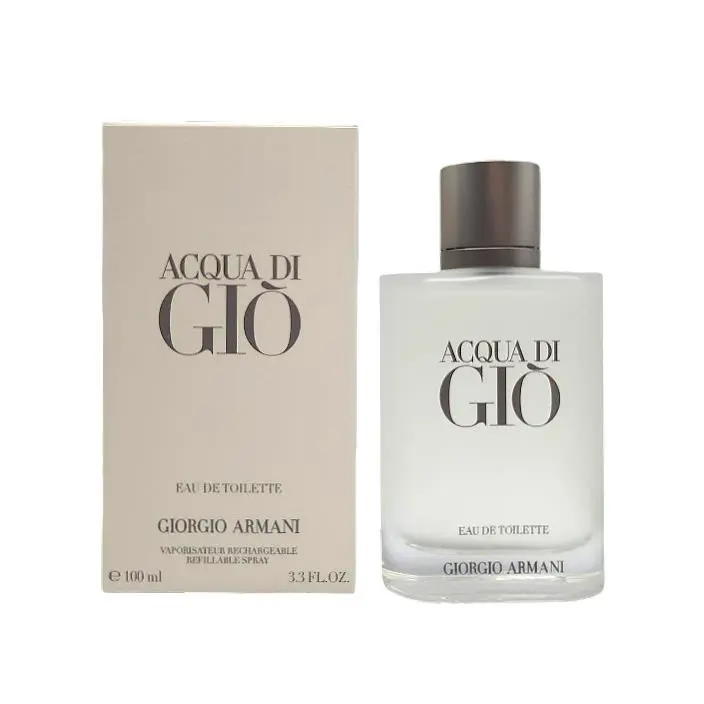Acqua Di Gio by Giorgio Armani For Men 3.4 oz Edt Refillable Spray