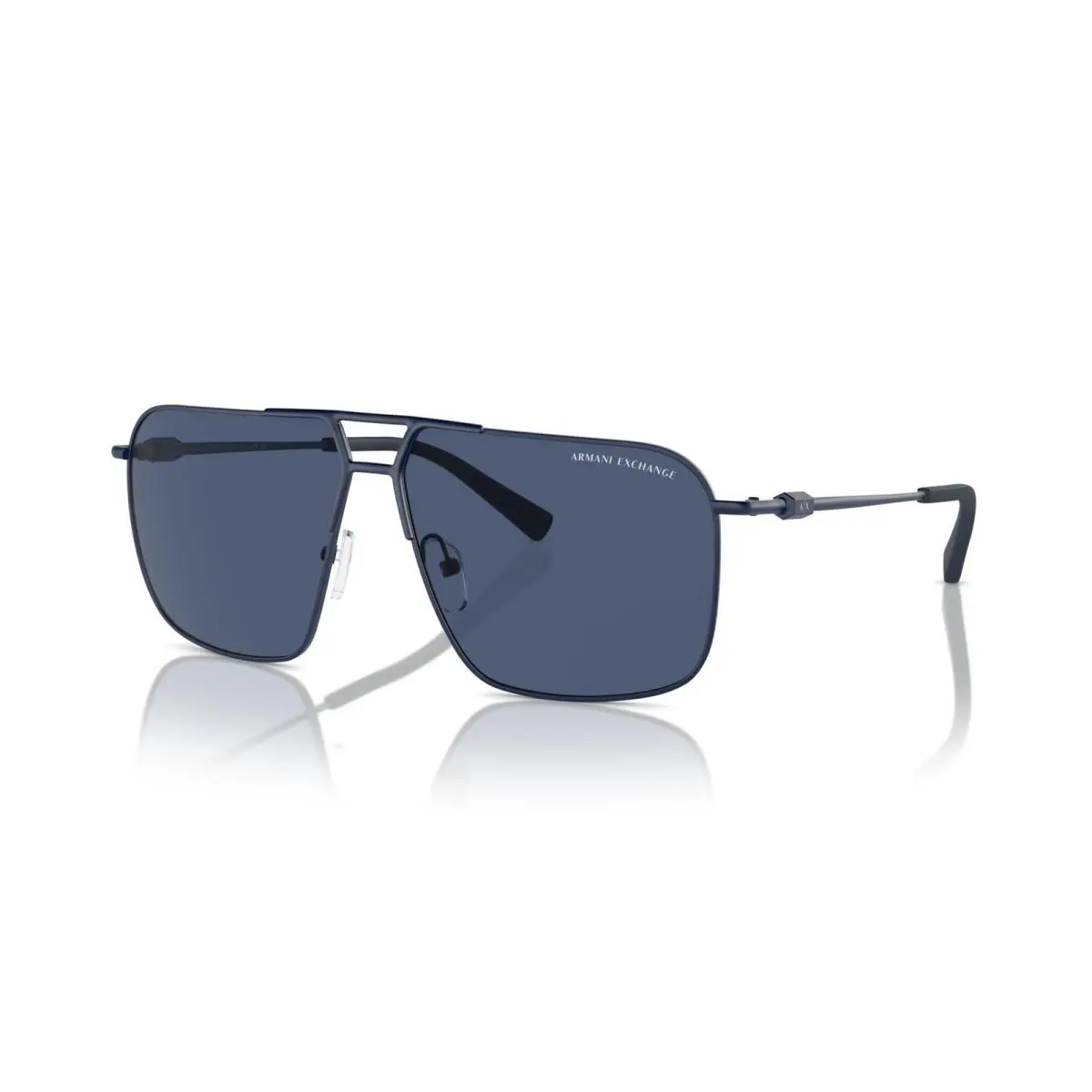 Armani Exchange A X AX2050S Sunglasses Matte Blue/dark Blue 60 mm
