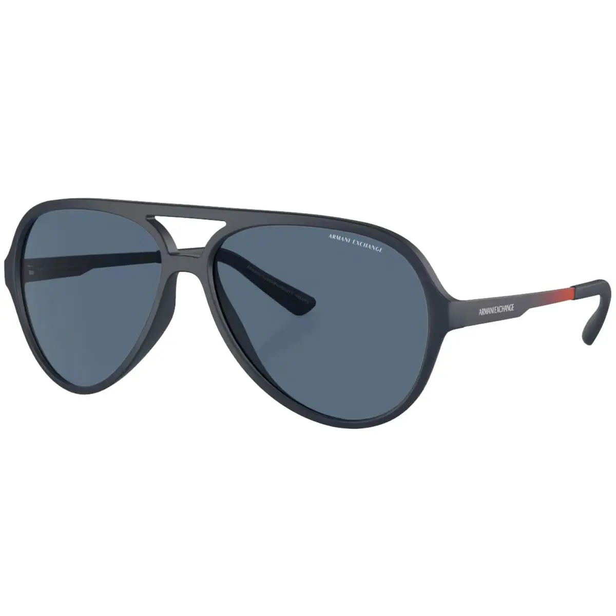 Armani Exchange Men`s Matte Blue Aviator Sunglasses AX4133S-818180-60 - Brazil