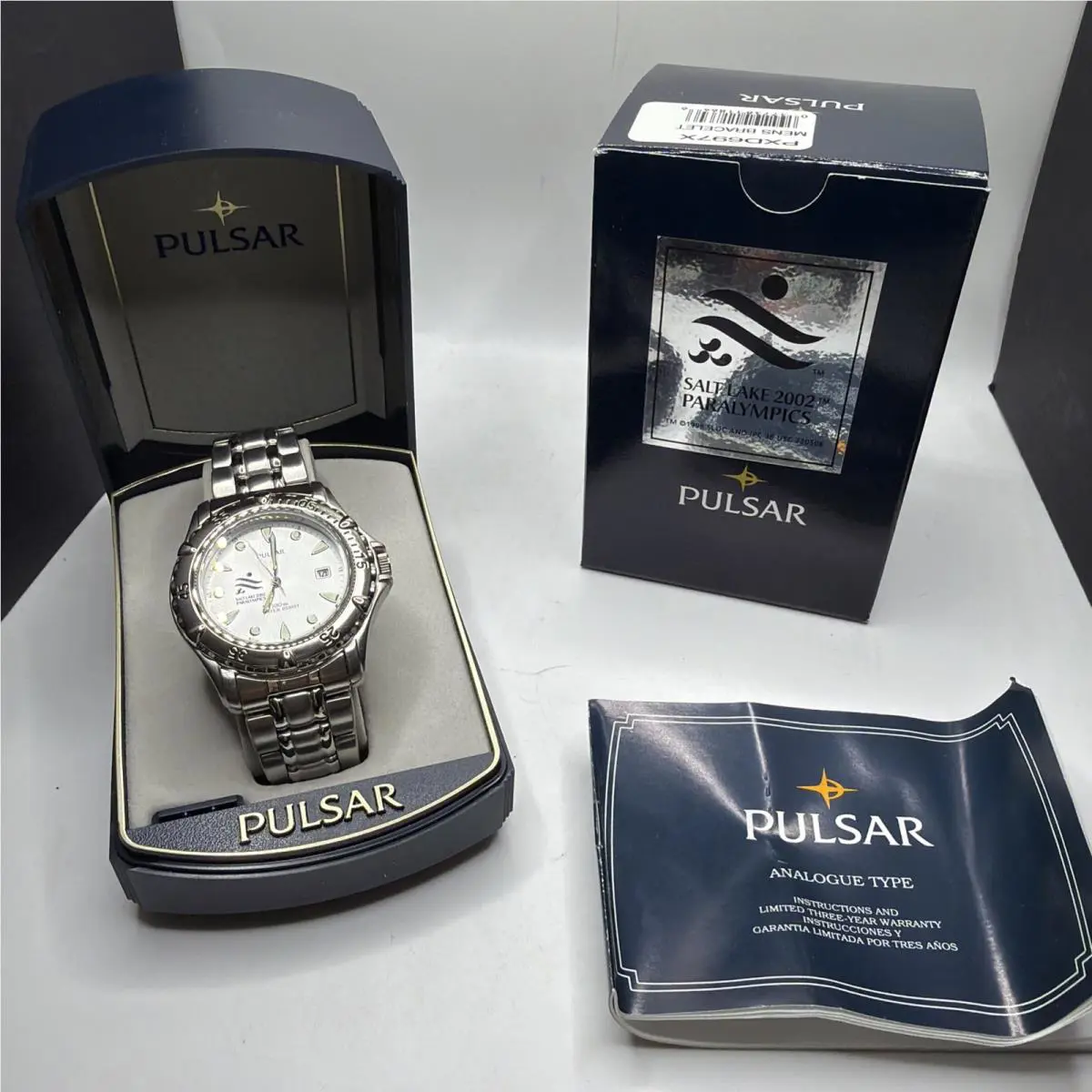 Pulsar Salt Lake Paralympics Olympic 2002 Watch Men’s