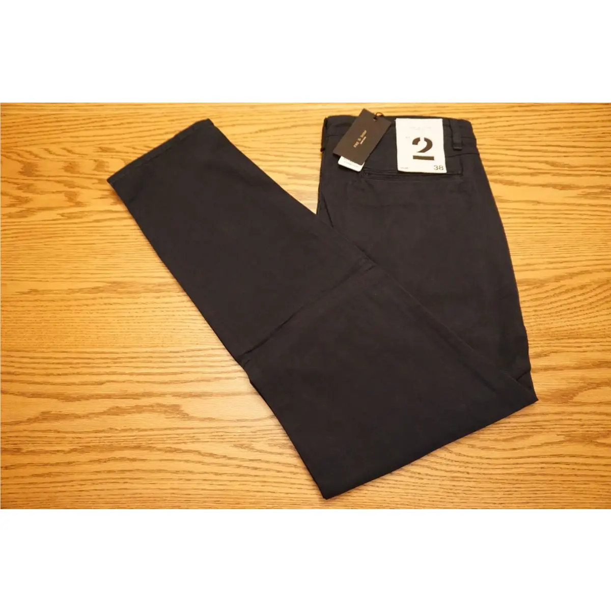 Men`s Rag Bone York Pants Multiple Sizes Fit 2 Slim Stretch Twill Navy