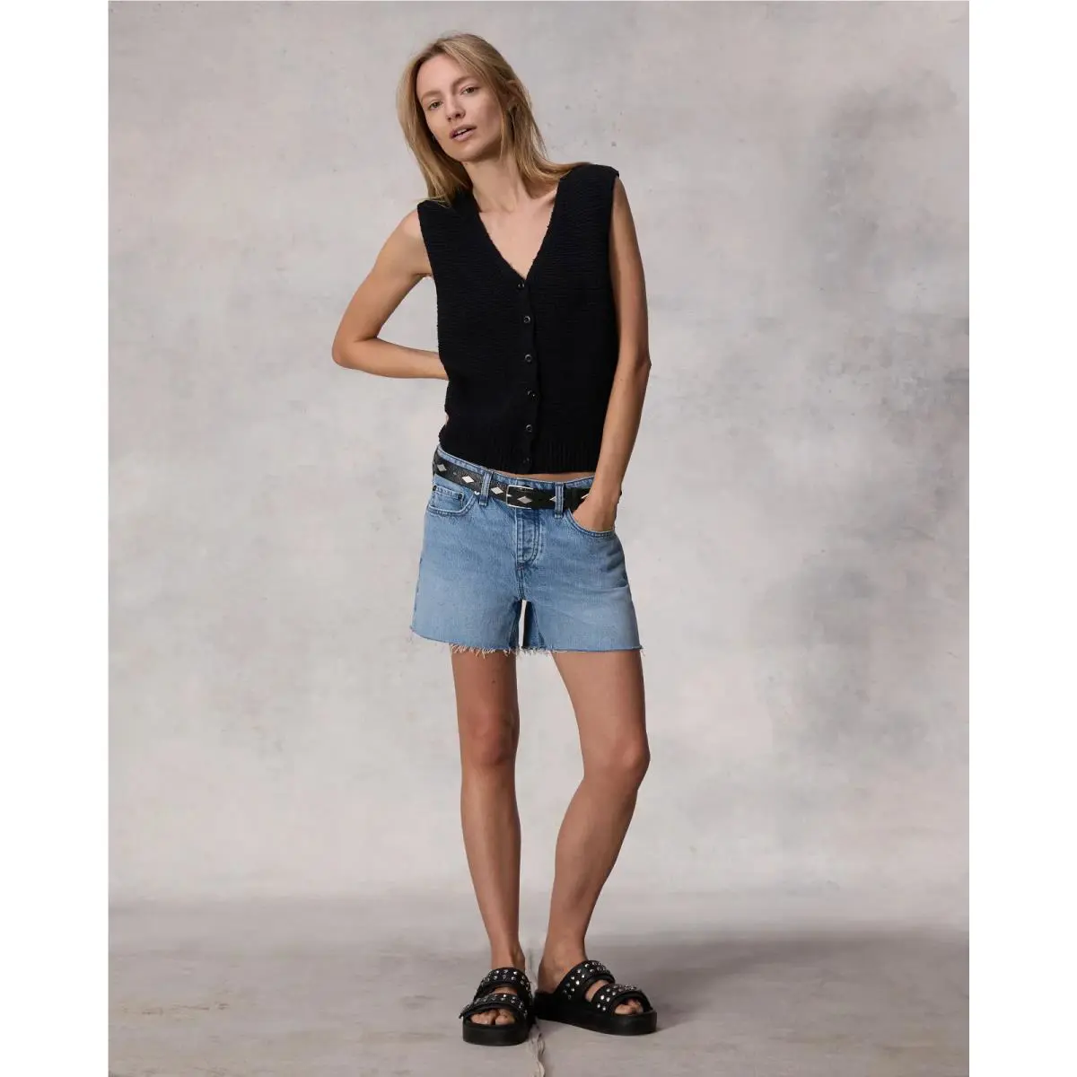 Rag Bone Women`s Dre Low-rise Short In Amal Size: 23