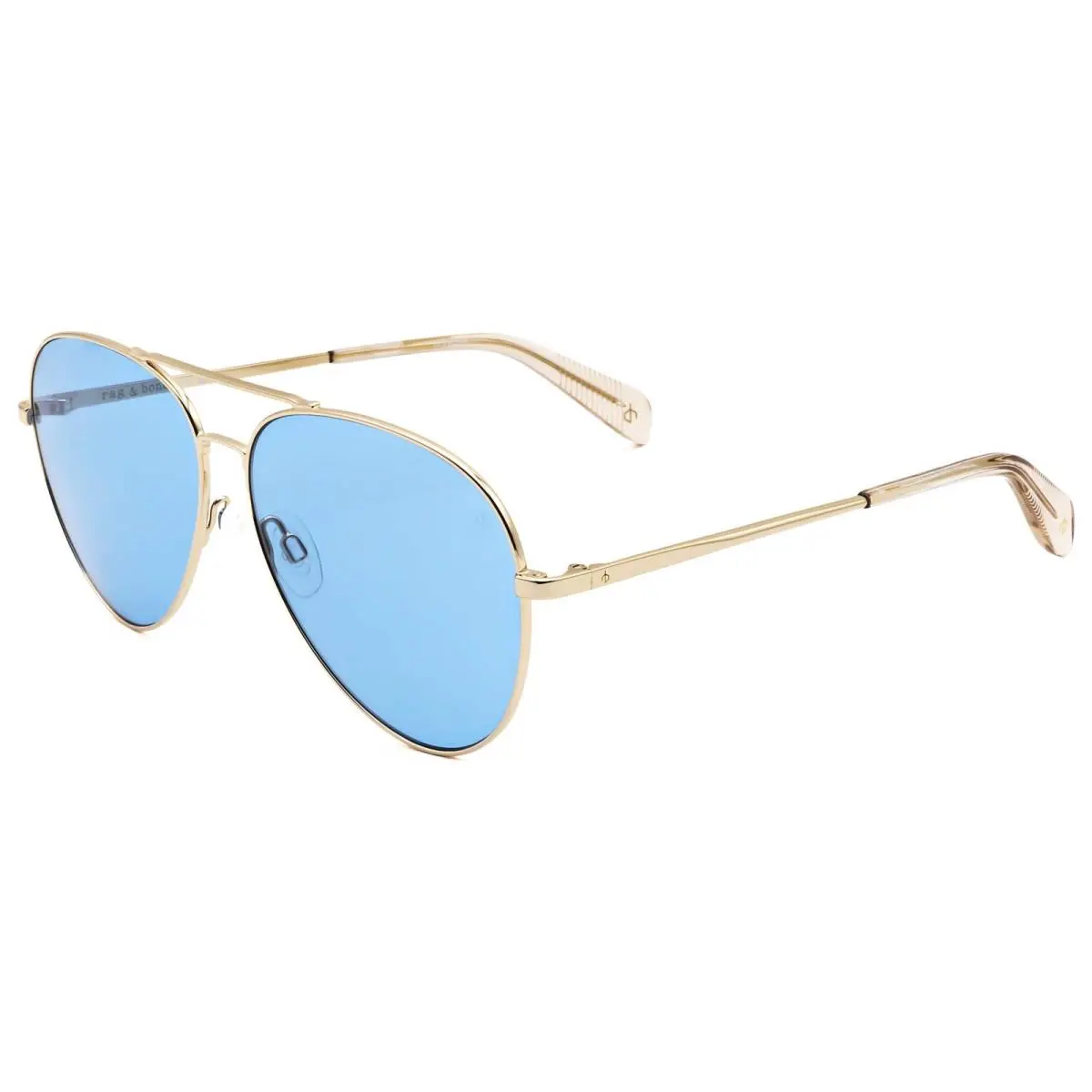 Rag Bone Unisex 59 mm Gold Beige Sunglasses RNB5052-G-S-84E-59