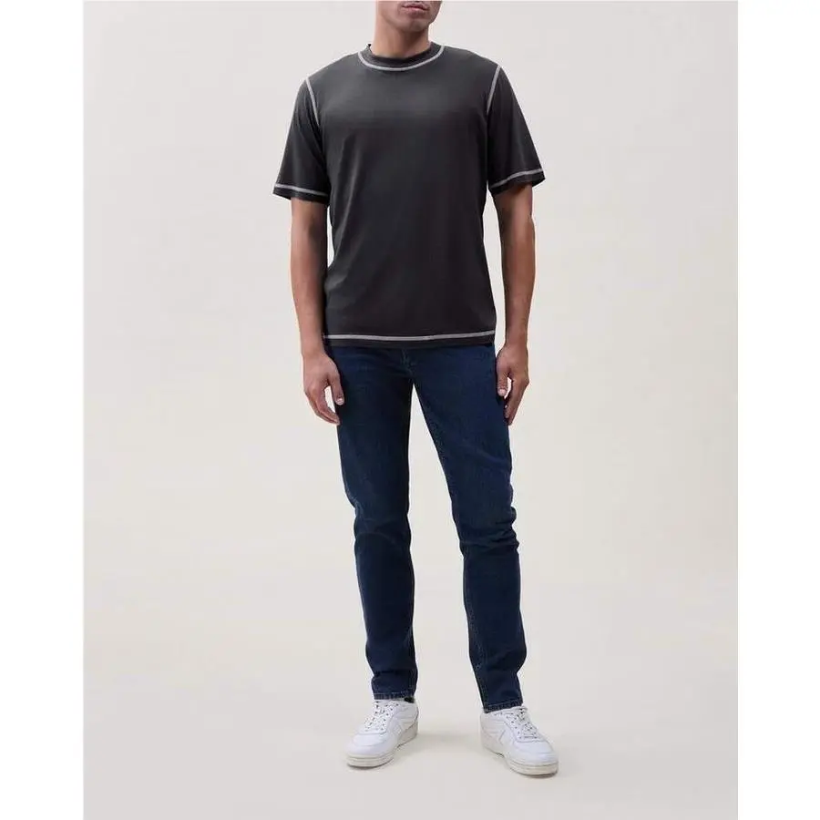 Rag Bone Men`s Matthew Relaxed Tee In Black Size: XL by Rag & Bone