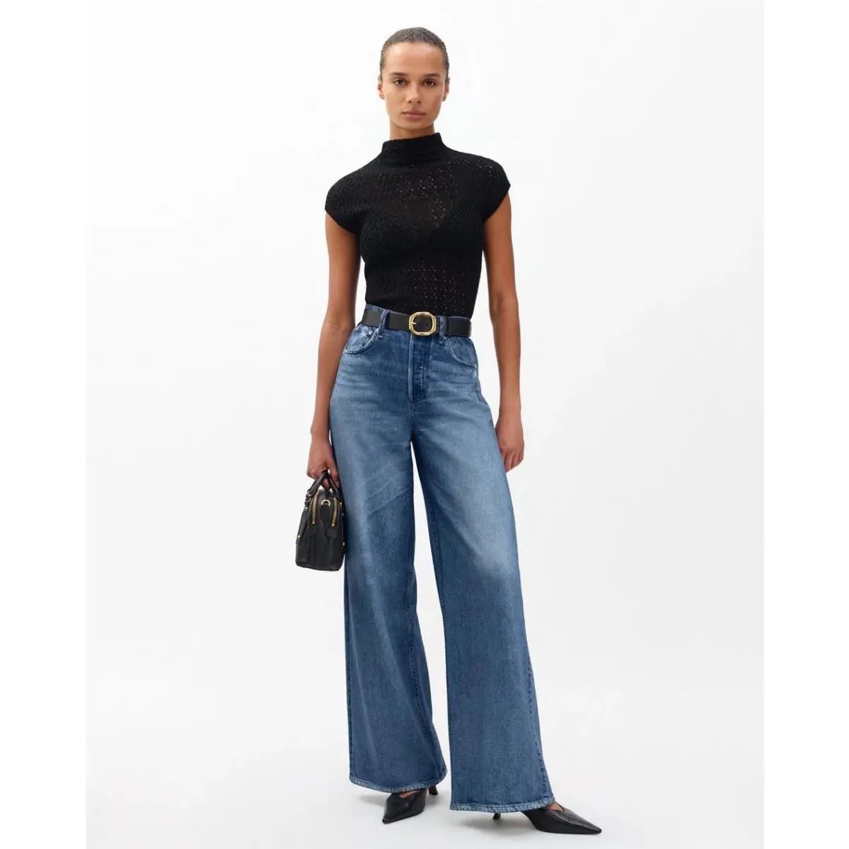 Rag Bone Miramar Terry Sofie Full Length Venice Blue Color Size 28