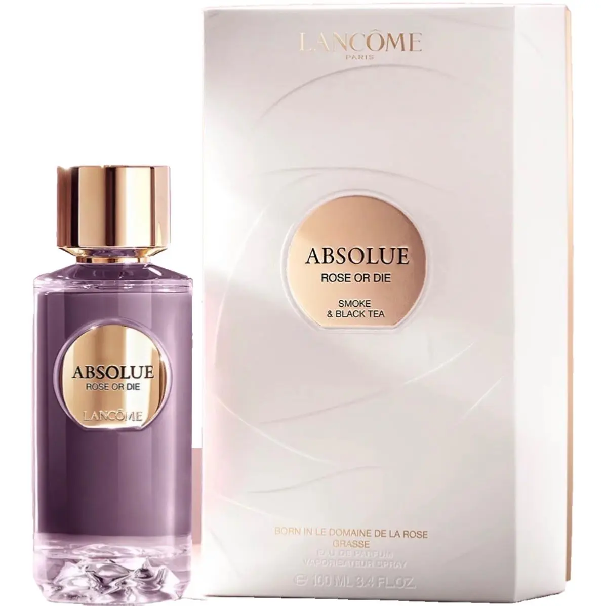 Lancome Absolue Rose or Die Eau De Parfum Spray 3.4oz Smoke and Black Tea by Lancôme