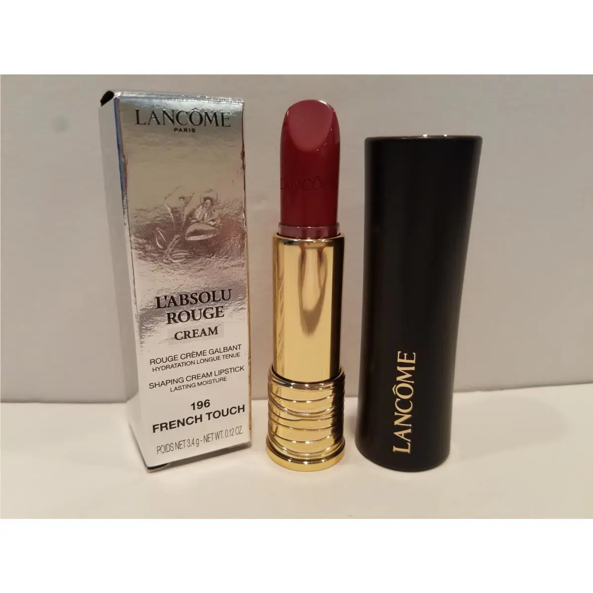 Lancome L`absolu Rouge Cream Shaping Lipstick 196 French Touch 0.12 Oz