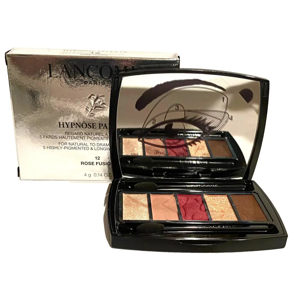 Lancome Hypnose Palette 5 Highly Pigmented Eyeshadow - 12 Rose Fusion