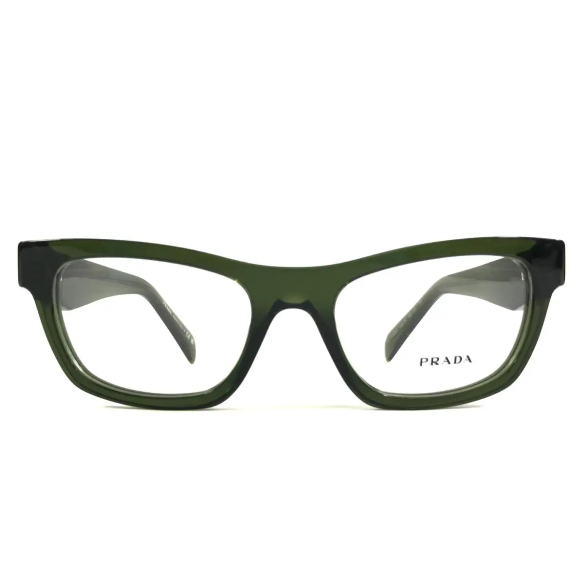 Prada Eyeglasses Frames VPRB01 19Z-1O1 Transparent Bottle Green 52-19-145