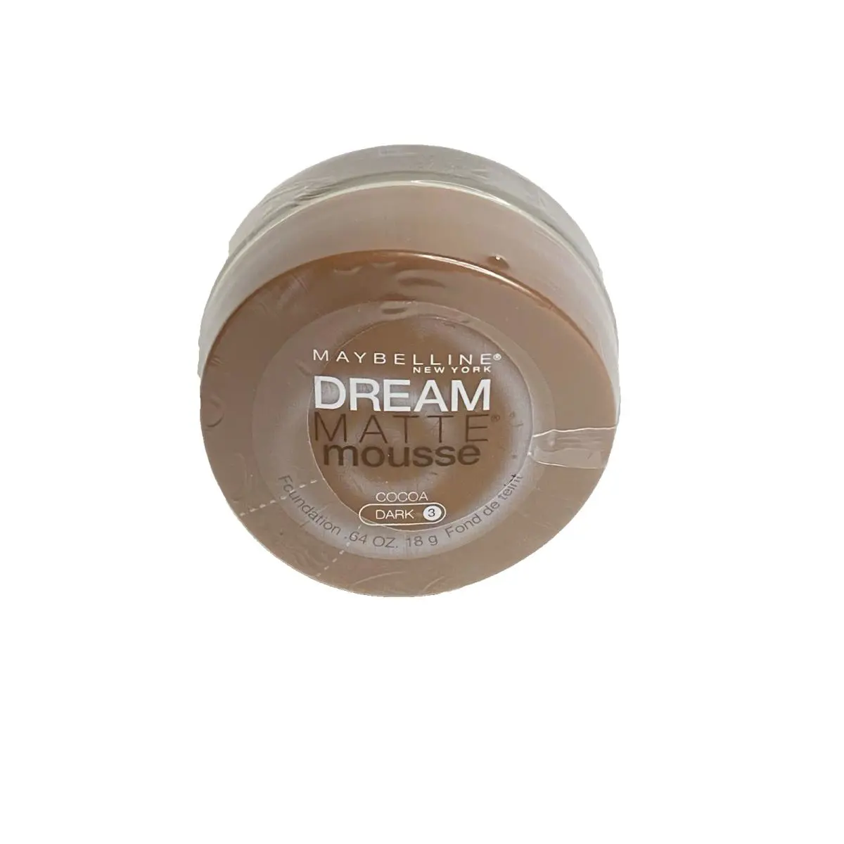 Maybelline Dream Matte Mousse Foundation Makeup Cocoa Dark 3 New