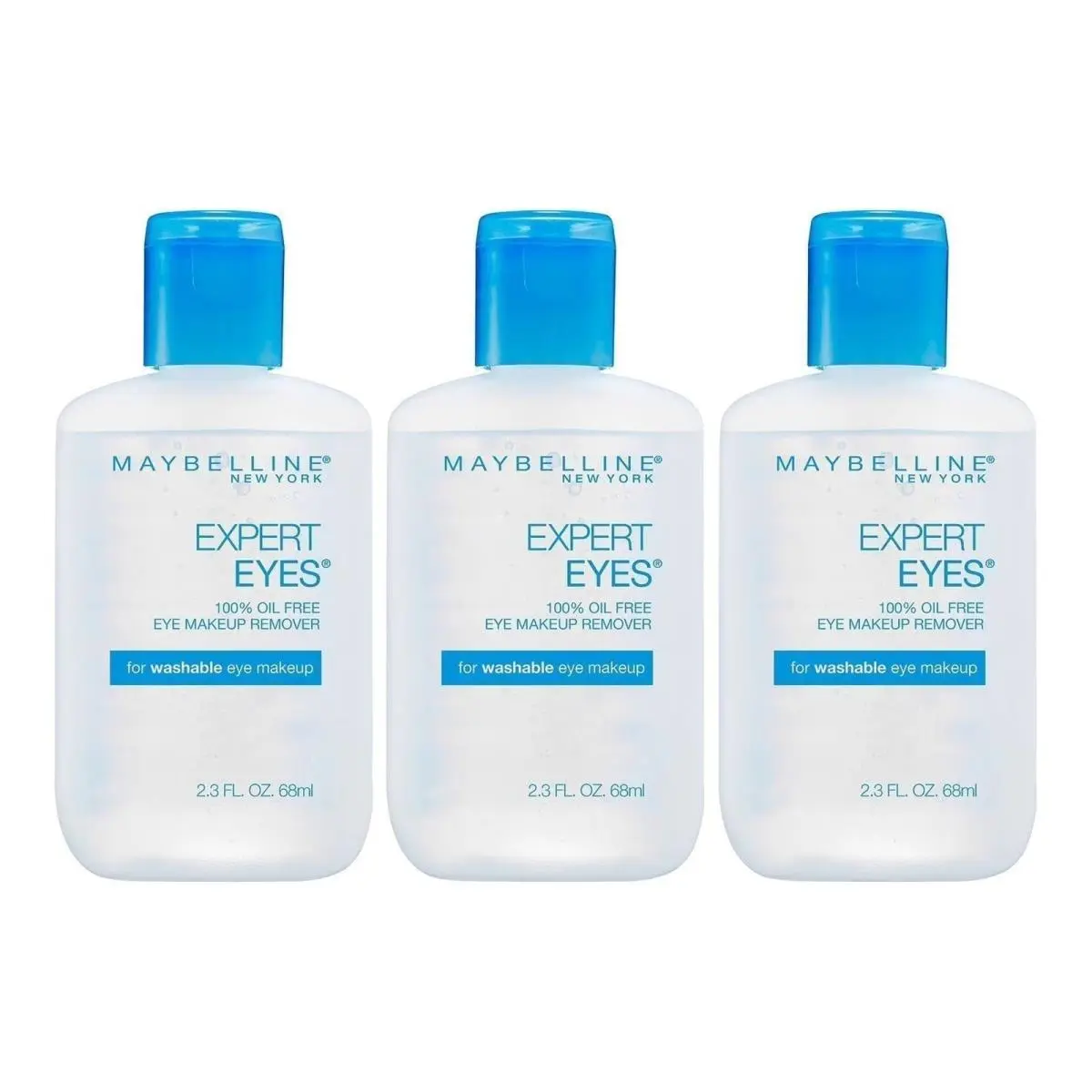 Maybelline Expert Eyes Oil Free Eye Makeup Remover 2.3 fl oz 3 Pack