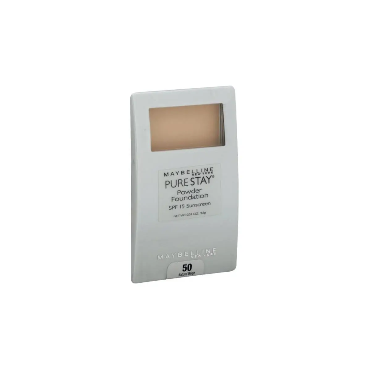 Pure Stay Powder Foundation 50 Natural Beige Spf 15 .34 Oz by Maybelline