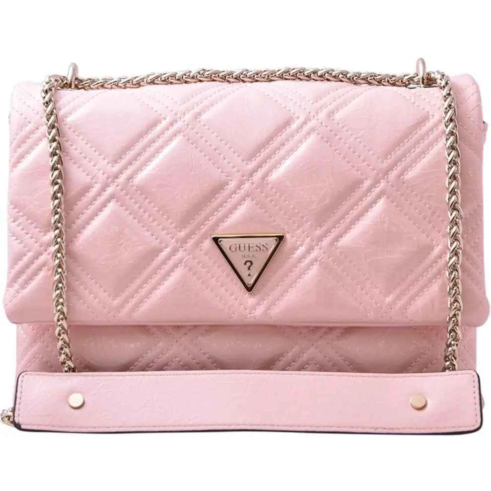 Deesa Women`s Handbag Blush Patent by Guess