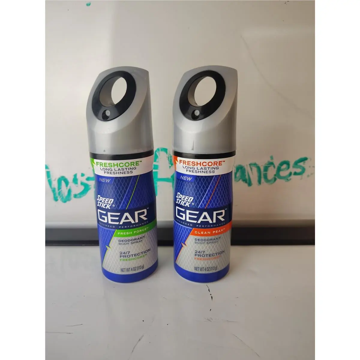 2 Speed Stick Gear 1 Fresh Force 1 Clean Peak Deodorant Body Spray - 4 oz