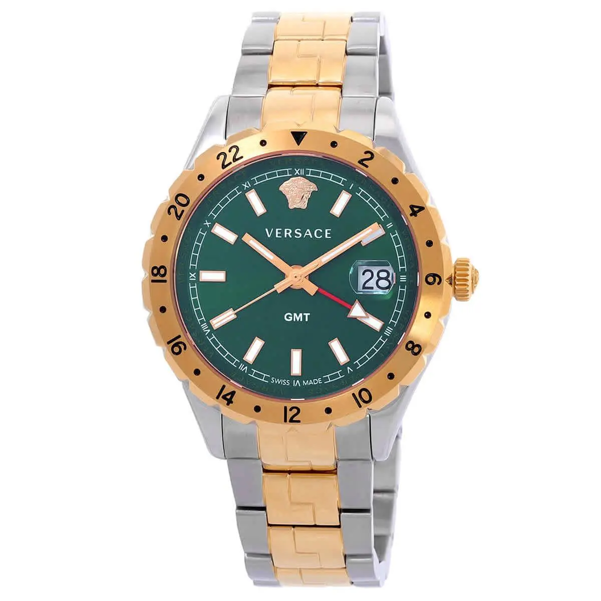 Men`s Hellenyium 42mm Quartz Watch V11050016 by Versace