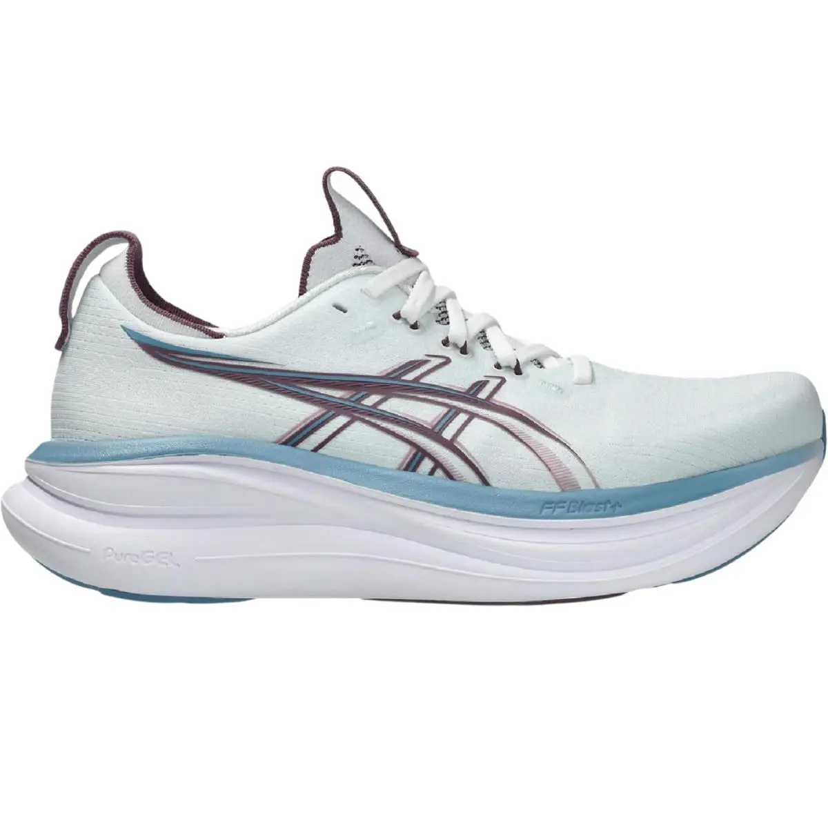 Asics shoes - Asics GEL-Nimbus 28 - Arctic Blue/Velvet Purple 4