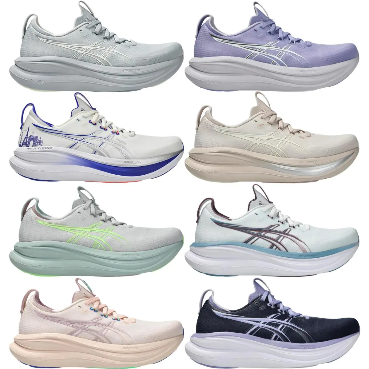 Asics shoes - Asics GEL-Nimbus 28 - Arctic Blue/Velvet Purple 60
