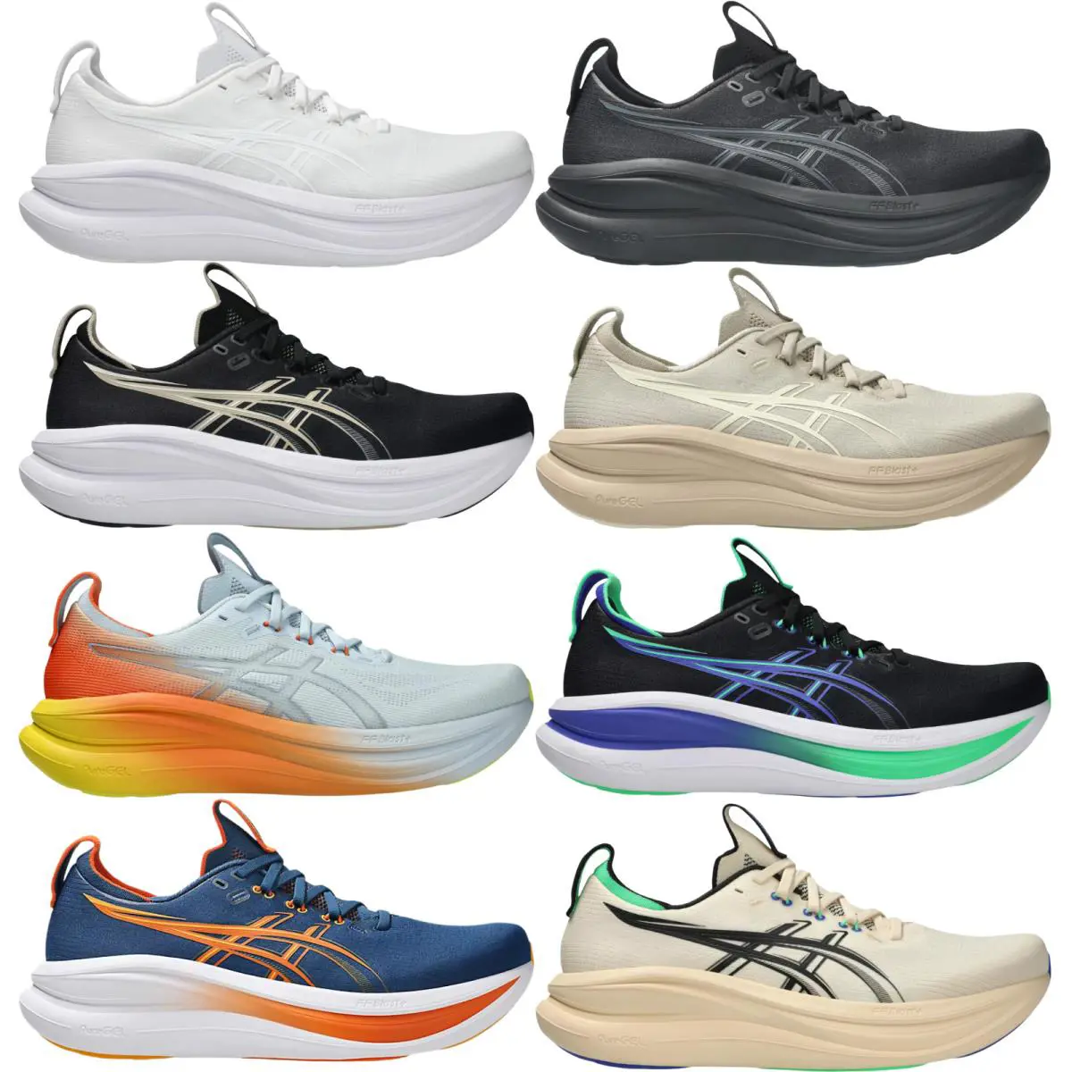 Asics shoes - Asics GEL-Nimbus 28 - Black/Cobalt Burst 68