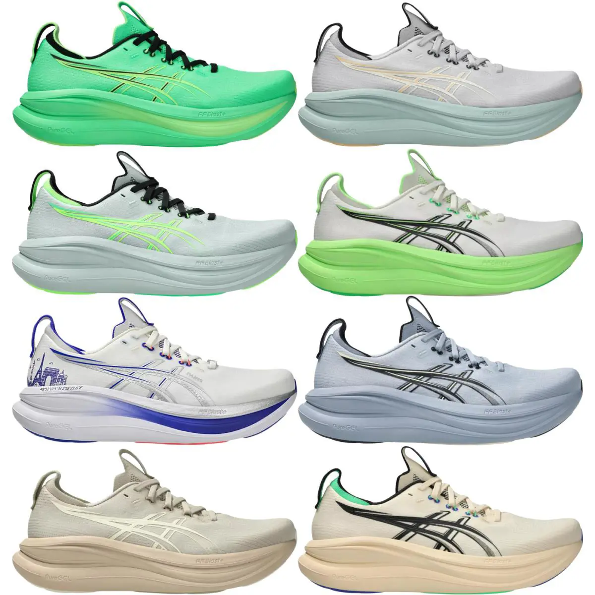 Asics shoes - Asics GEL-Nimbus 28 - Black/Cobalt Burst 69