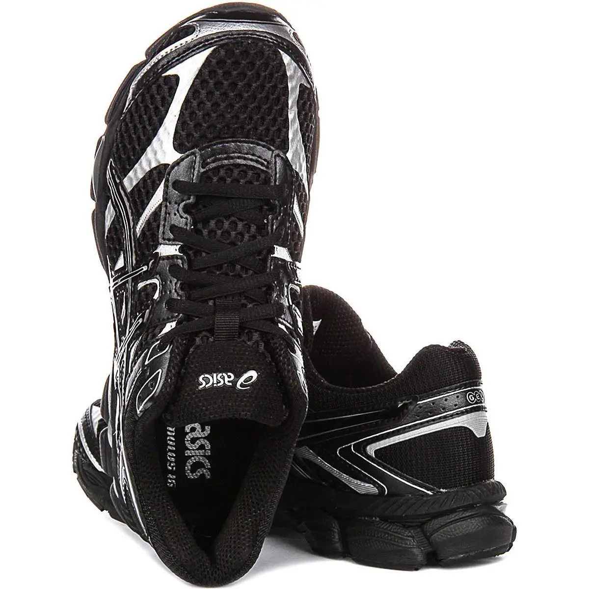 Asics shoes - Black Silver 2