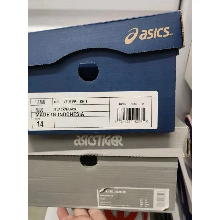 Asics shoes - gel lyte v - gel lyte - H848N-9090 - black/white 18