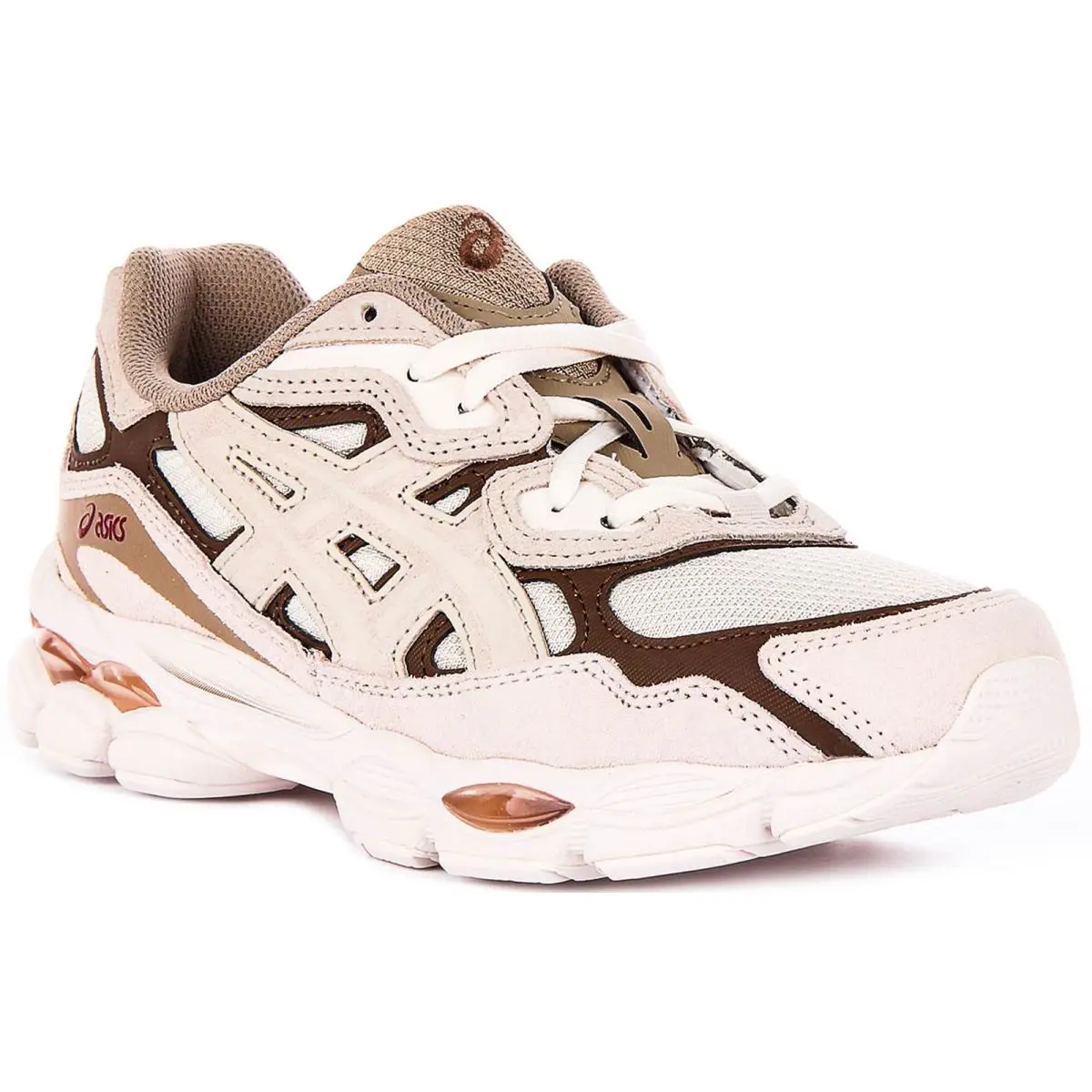 Asics Gel Quantum 360 Lace Up Suede Womens Sneakers in Brown Beige US 5 - 9 - Brown Beige