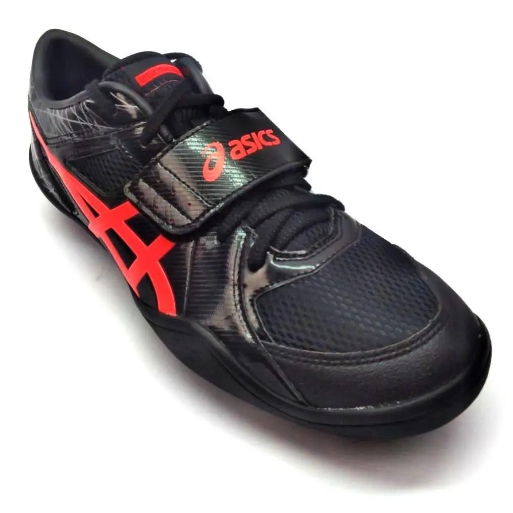 Asics shoes - Black/Flash Coral 1