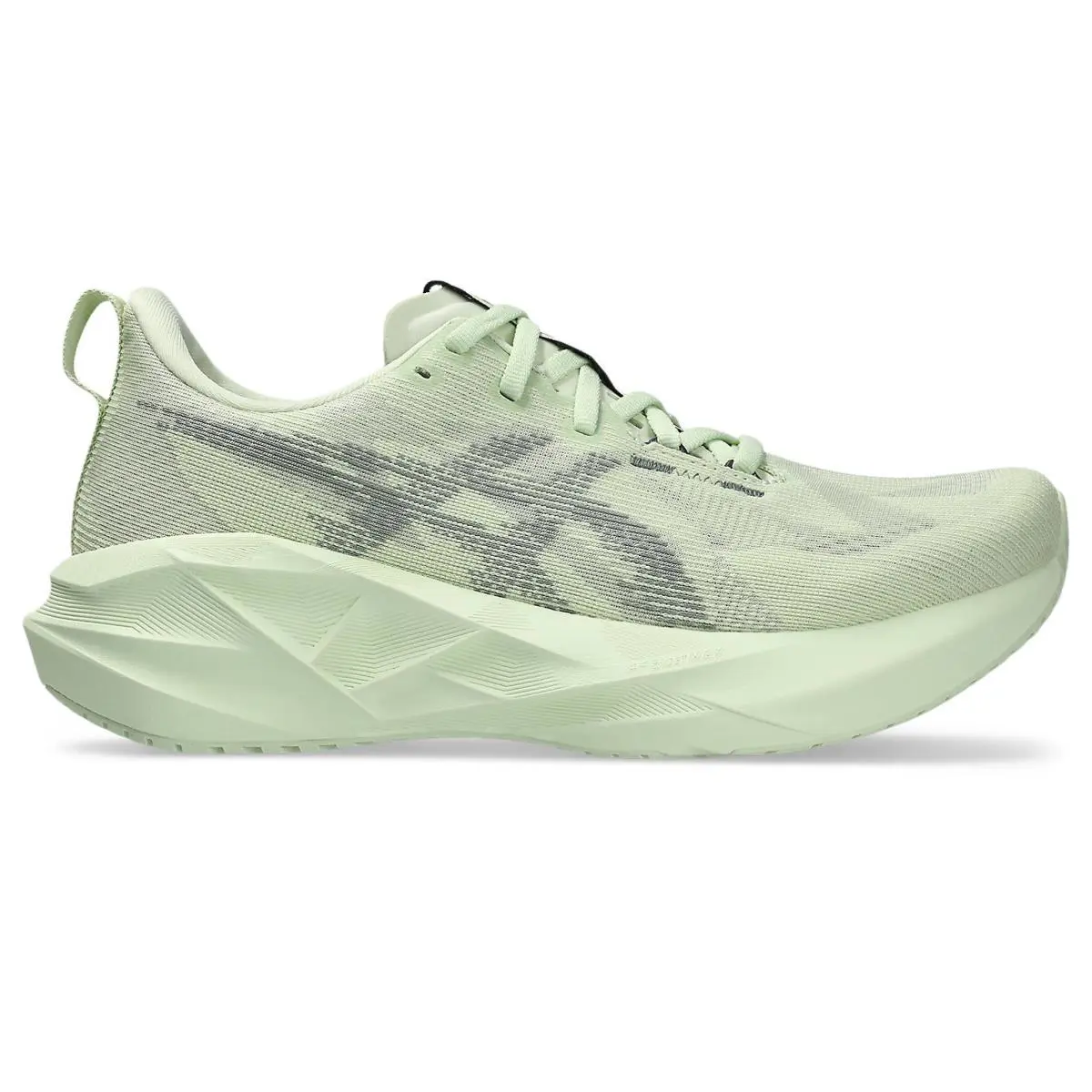 Asics Novablast 5 Womens Size 12 Whisper Green Monument Blue Running Shoes