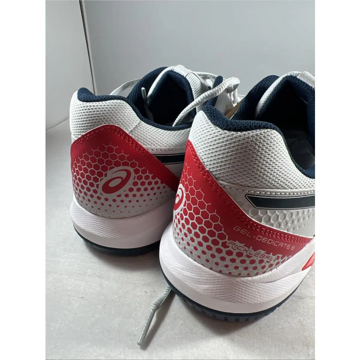 Asics shoes - ASICS Gel Dedicate 8 Pickleball Shoes - 1041A409-020 - Gray 7
