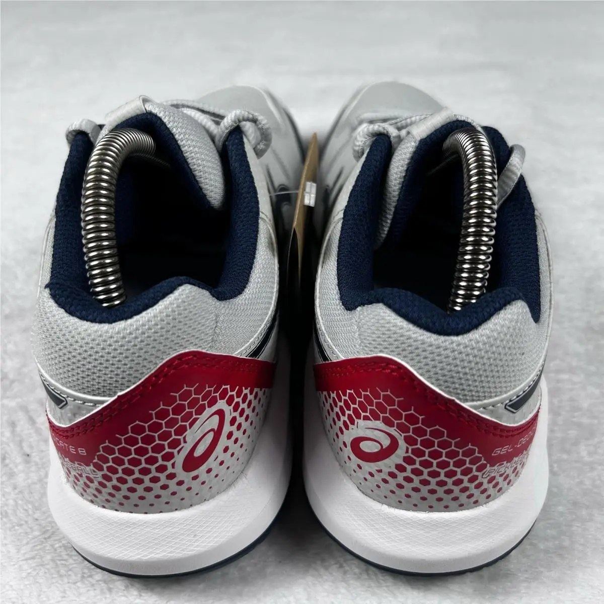 Asics shoes - ASICS Gel Dedicate 8 Pickleball Shoes - 1041A409-020 - Gray (UPC: 0197298445825) 9