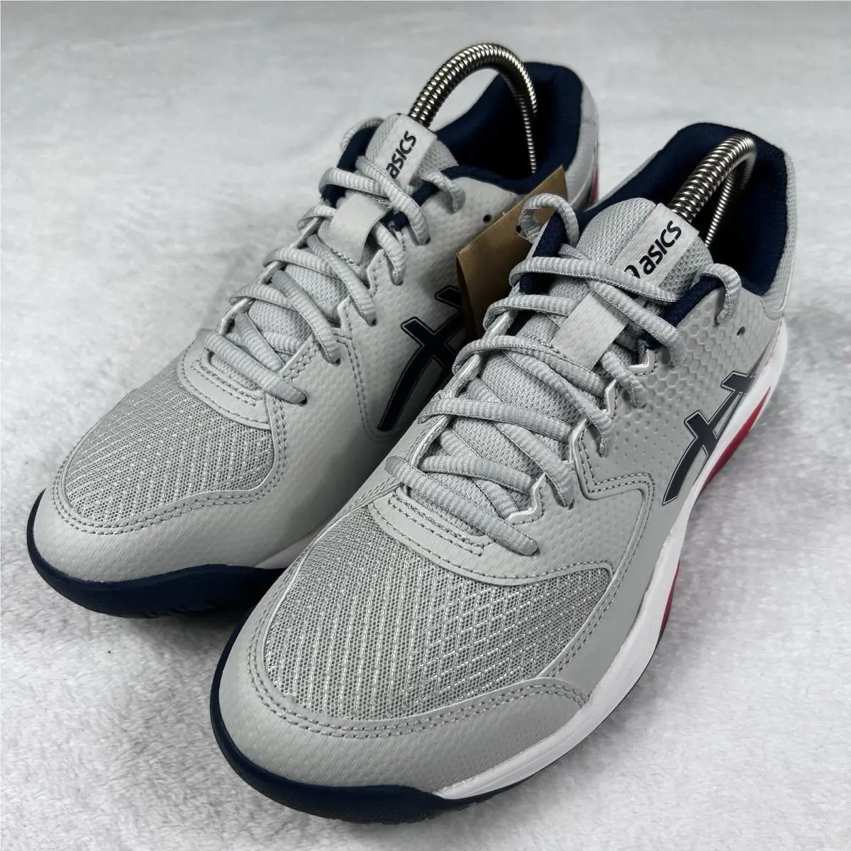 Asics shoes - ASICS Gel Dedicate 8 Pickleball Shoes - 1041A409-020 - Gray (UPC: 0197298445825) 2