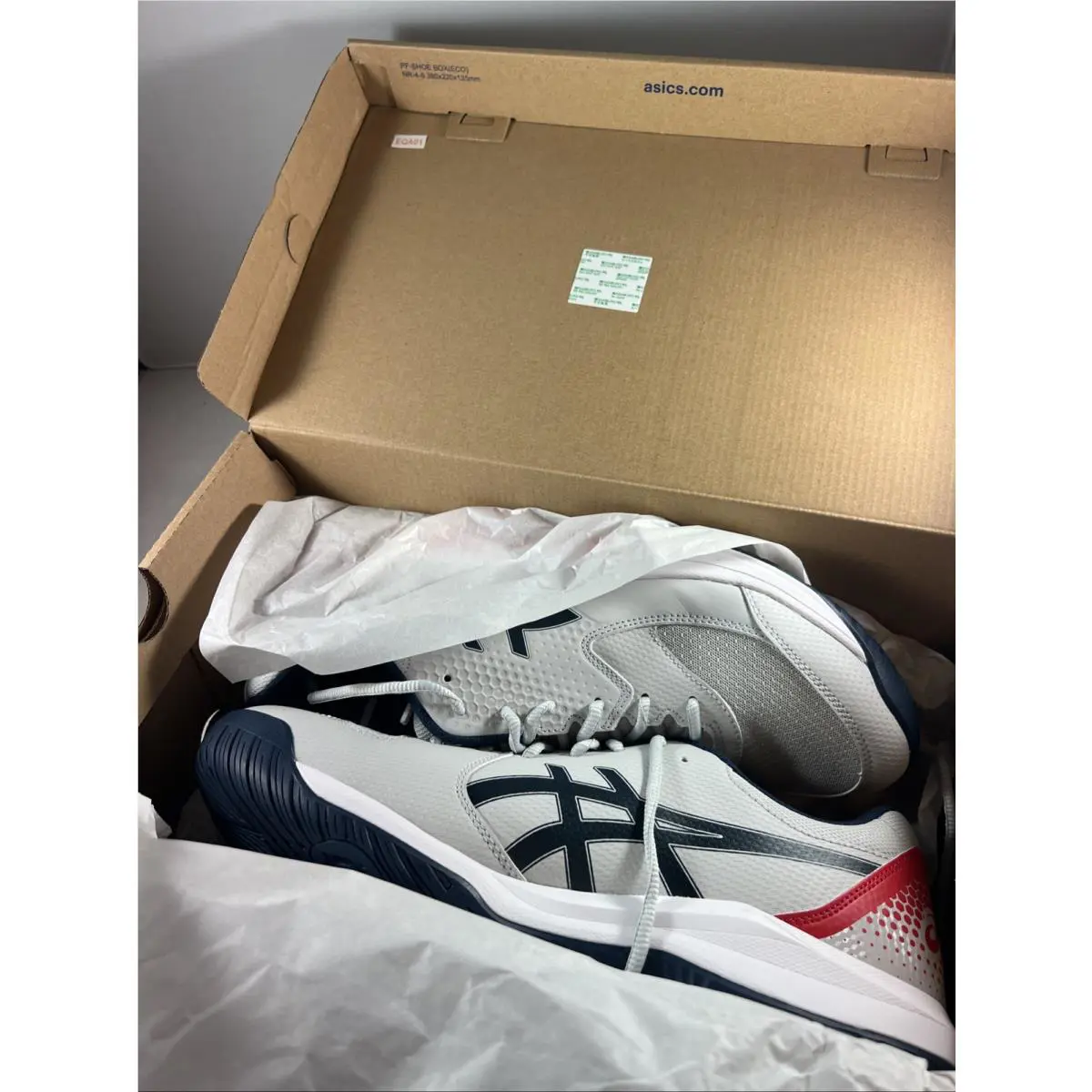 Asics shoes - ASICS Gel Dedicate 8 Pickleball Shoes - 1041A409-020 - Gray 10