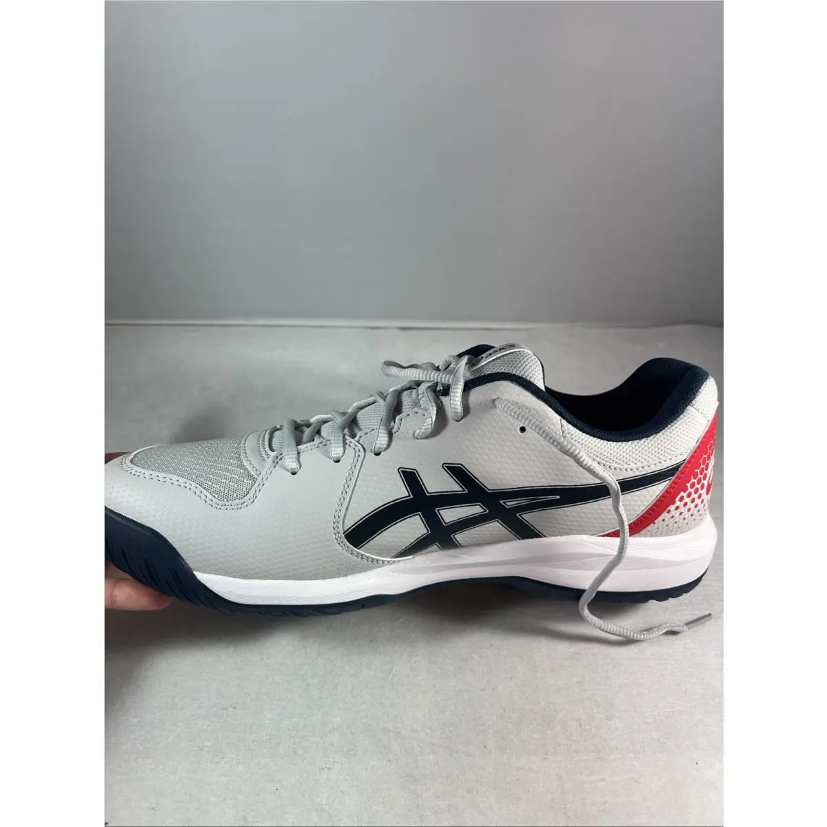 Asics shoes - ASICS Gel Dedicate 8 Pickleball Shoes - 1041A409-020 - Gray 2