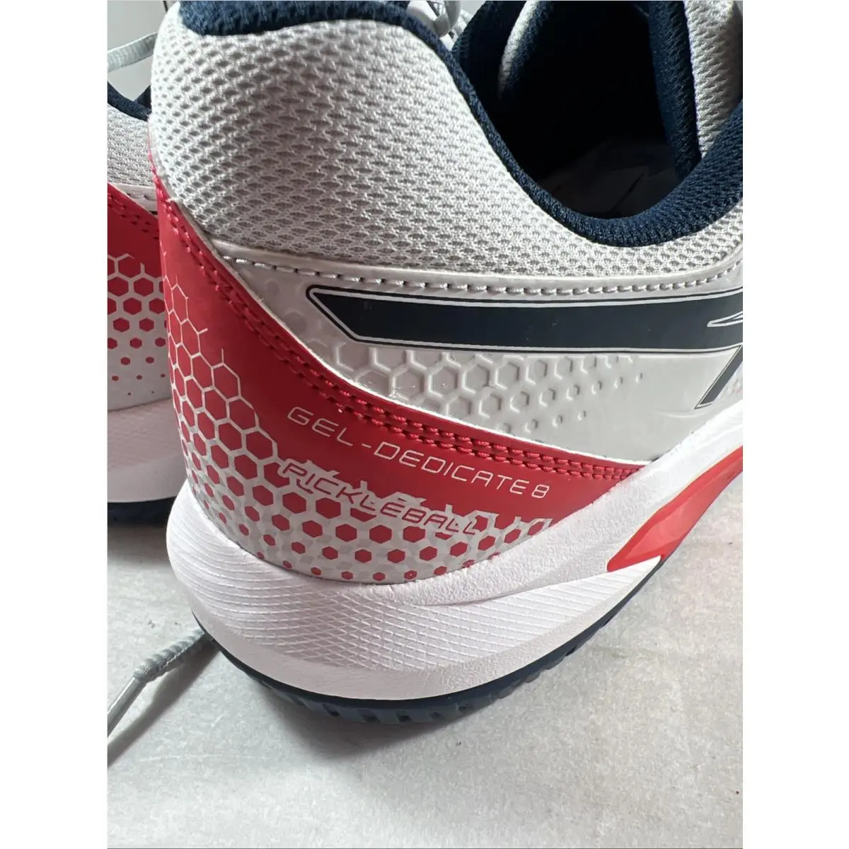 Asics shoes - Asics Gel Dedicate 8 Pickleball Tennis Shoes Concrete Night Sky - 1041A409-020 - Gray, Manufacturer: Concrete/Night Sky 8