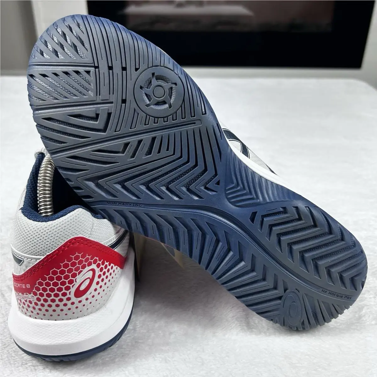 Asics shoes - ASICS Gel Dedicate 8 Pickleball Shoes - 1041A409-020 - Gray (UPC: 0197298445825) 11