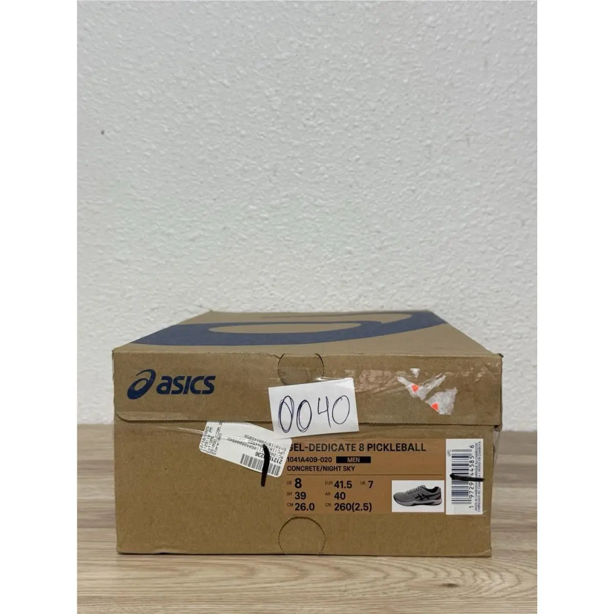Asics shoes - ASICS Gel Dedicate 8 Pickleball Shoes - 1041A409-020 - Gray 8